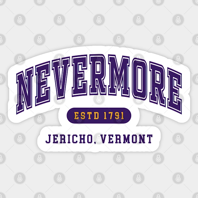 Nevermore 1791 Sticker by Three Meat Curry